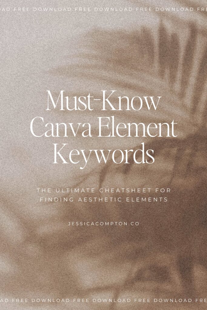 280 Canva Element Keywords to Create Aesthetic Digital Designs Pin Option 2