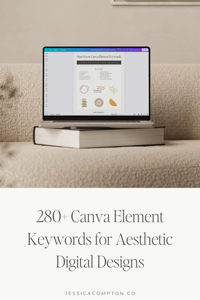 280 Canva Element Keywords to Create Aesthetic Digital Designs Pin Option 3